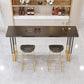Rectangular Bar Stool and Table Set 1/3 Pieces Pub Table Set