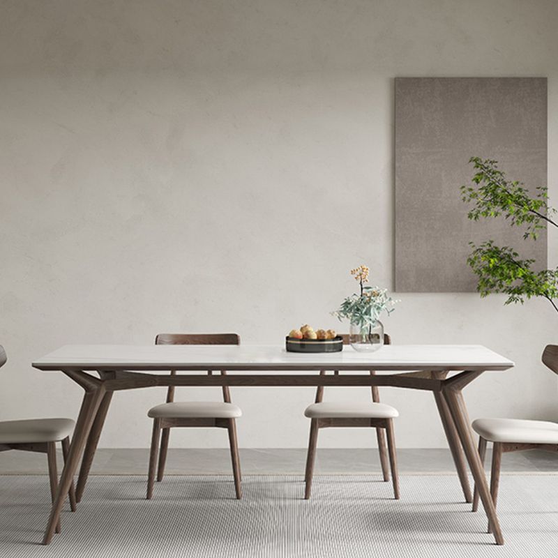 Moderne stijl meubels rechthoek stenen eetkamertafel voor keuken