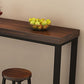 Industrial Bar Table Set 1/5/9 Pieces Solid Wood Pub Table Set for Indoor Clearhalo 'Bar Furniture' 'furn' 'furn_home_bar_bar_sets' 'Furniture' 'Home Bars & Bar Sets' 'home_bar_bar_sets' 'Kitchen & Dining Furniture' 1200x1200_c802be2d-68b8-4278-8338-6a3ab159233f
