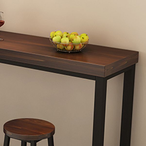 Industrial Bar Table Set 1/5/9 Pieces Solid Wood Pub Table Set for Indoor Clearhalo 'Bar Furniture' 'furn' 'furn_home_bar_bar_sets' 'Furniture' 'Home Bars & Bar Sets' 'home_bar_bar_sets' 'Kitchen & Dining Furniture' 1200x1200_c802be2d-68b8-4278-8338-6a3ab159233f