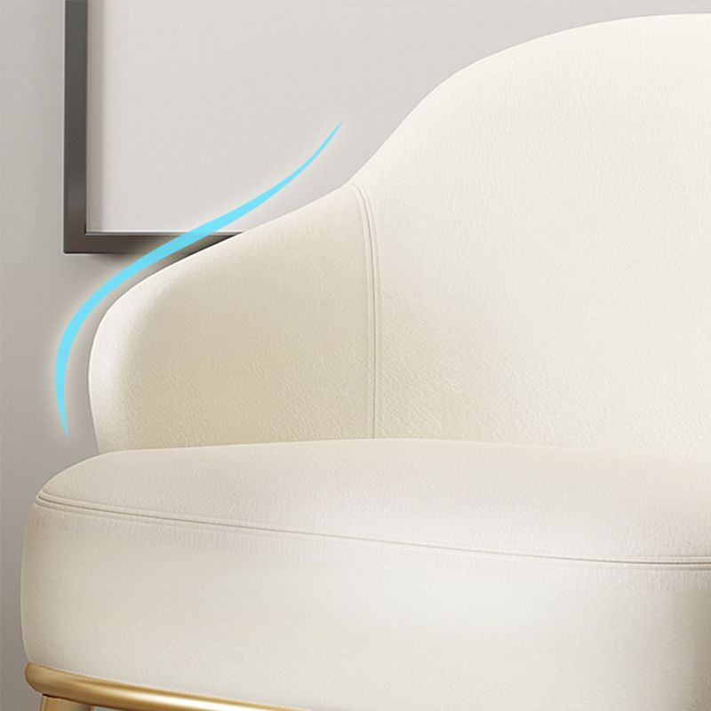 Contemporary Leather Arms Included Sloped Arms Accent Armchair Clearhalo 'Accent Chairs' 'accent_chairs' 'Chairs & Seating' 'furn' 'furn_accent_chairs' 'Furniture' 'Living Room Furniture' 1200x1200_c8073d78-2990-4c65-a66d-dc86b947199a