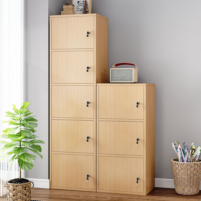 Contemporary Rectangle Wood With Doors and Knobs Accent Cabinet Clearhalo 'Cabinets & Chests' 'cabinets_chests' 'furn' 'furn_cabinets_chests' 'Furniture' 'Living Room Furniture' 1200x1200_c807fac5-69e8-4459-8a3d-e0debbf3ec02