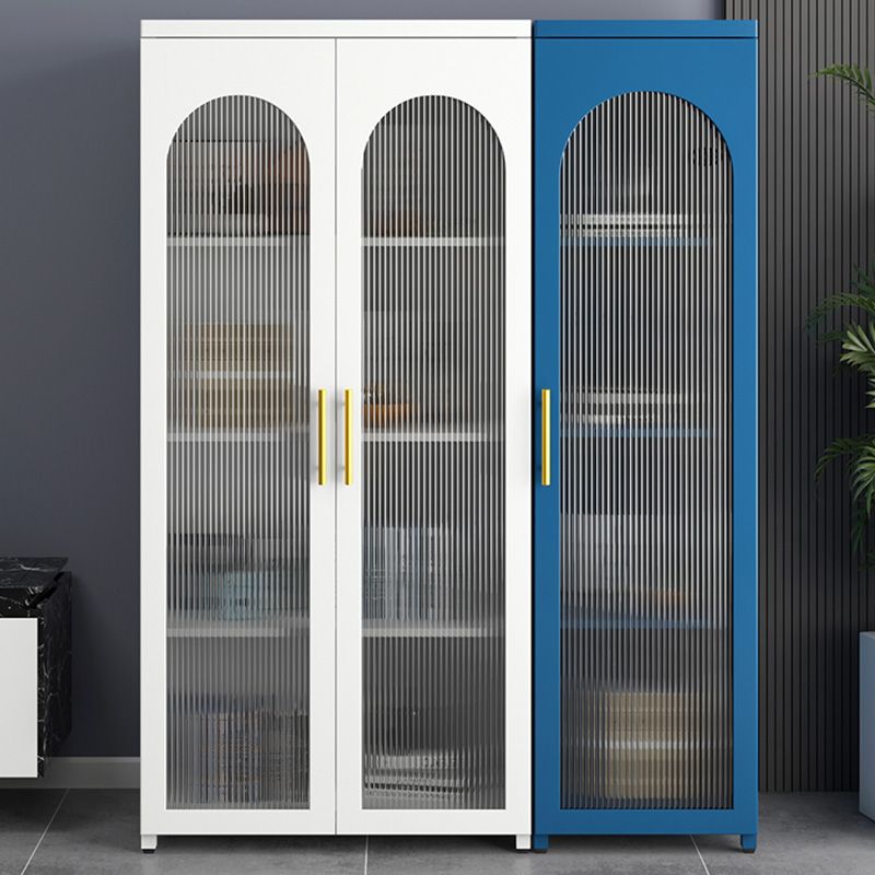 Sideboard di metallo moderna della scheda laterale con porta di vetro per cucina