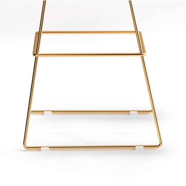 Contemporary Metal Barstool Bristol Bar Stool with Iron Legs and Low Back Clearhalo 'Bar Furniture' 'Bar Stools' 'bar_stools' 'furn' 'furn_bar_stools' 'furniture_bar_stools' 'Kitchen & Dining Furniture' 'kitchen&dining_furn' 'kitchen' 'kitchen_furn' Furniture' 1200x1200_c80a52d3-2bd7-41fc-8cea-9a42a7dc3f80