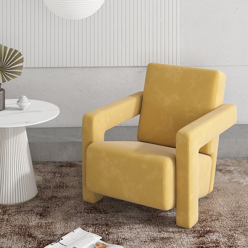 Contemporary 27.56 "sedia a braccio quadrato di spugna fissata larga