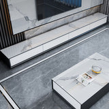 16 "W TV Média Stand moderne Console de stand de télévision de stockage fermé avec tiroirs