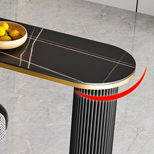 Industrial Style Bar Table Stone Top 42-inch Height Pub Table for Kitchen Clearhalo 'Bar Furniture' 'Bar Tables' 'bar_tables' 'furn' 'furn_bar_tables' 'Furniture' 'furniture_bar_tables' 'Kitchen & Dining Furniture' 'kitchen&dining_furn' 'kitchen' 1200x1200_c810bd75-1013-4e16-b6a0-dd94f1b63716