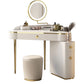 Contemporary Rectangle Make-up Vanity with 3 Drawers and Metal Base