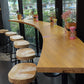 Modern Style Metal Bar Stool with Footrest Milk Tea Shop Bar Stool 30- Inches Clearhalo 'Bar Furniture' 'Bar Stools' 'bar_stools' 'furn' 'furn_bar_stools' 'Furniture' 'furniture_bar_stools' 'Kitchen & Dining Furniture' 1200x1200_c814b68f-8471-4f4f-84b9-848415787dbc