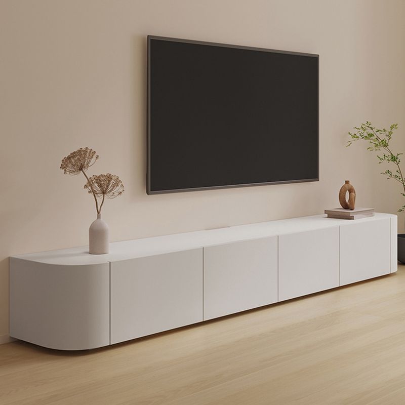 Modern Wood TV Stand Console White TV Media Stand with Drawers for Living Room Clearhalo 'furn' 'furn_tv_stands_entertainment_centers' 'Furniture' 'Living Room Furniture' 'TV Stands & Entertainment Centers' 'TV Stands & Media Storage Furniture' 'tv_stands_entertainment_centers' 1200x1200_c81637b3-0ba7-42c1-97d2-5be7066f1eba