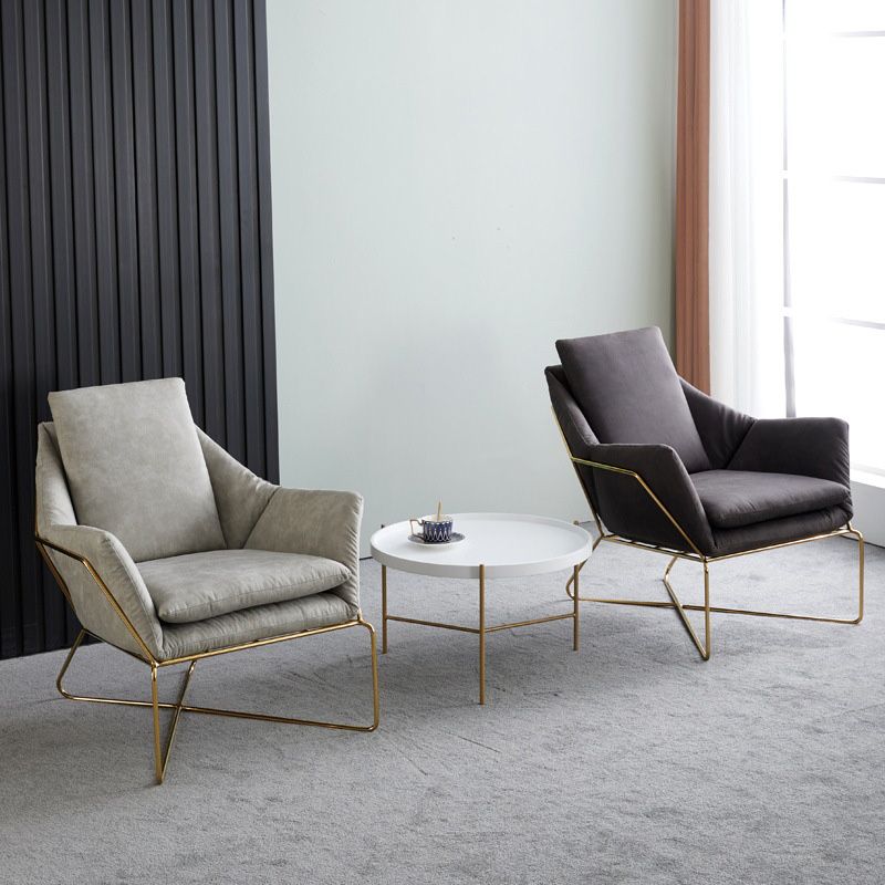 Chaise en cuir collé 27,5 "L x 27,5" W x 29,5 "H Armes incluses pour salon pour le salon