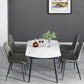 Modern Style 1/2/5/6/7 Pieces Dining Room Set Round Dining Table Set Clearhalo 'Dining Room Sets' 'Dining Tables & Seating' 'dining_room_set' 'furn' 'furn_dining_room_set' 'Furniture' 'furniture_dining_room_set' 'Kitchen & Dining Furniture' 1200x1200_c81c21ec-56e1-490f-ae3e-b4c73036d323