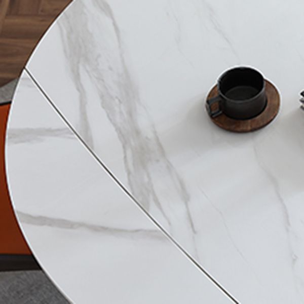 Glam 1/3/4/5/7 Pieces Dinette Set with Sintered Stone Top PU Leather Dining Table Set Clearhalo 'Dining Room Sets' 'Dining Tables & Seating' 'dining_room_set' 'furn' 'furn_dining_room_set' 'Furniture' 'furniture_dining_room_set' 'Kitchen & Dining Furniture' 1200x1200_c81eb990-8a50-4bd8-87eb-5bd8347a8b00