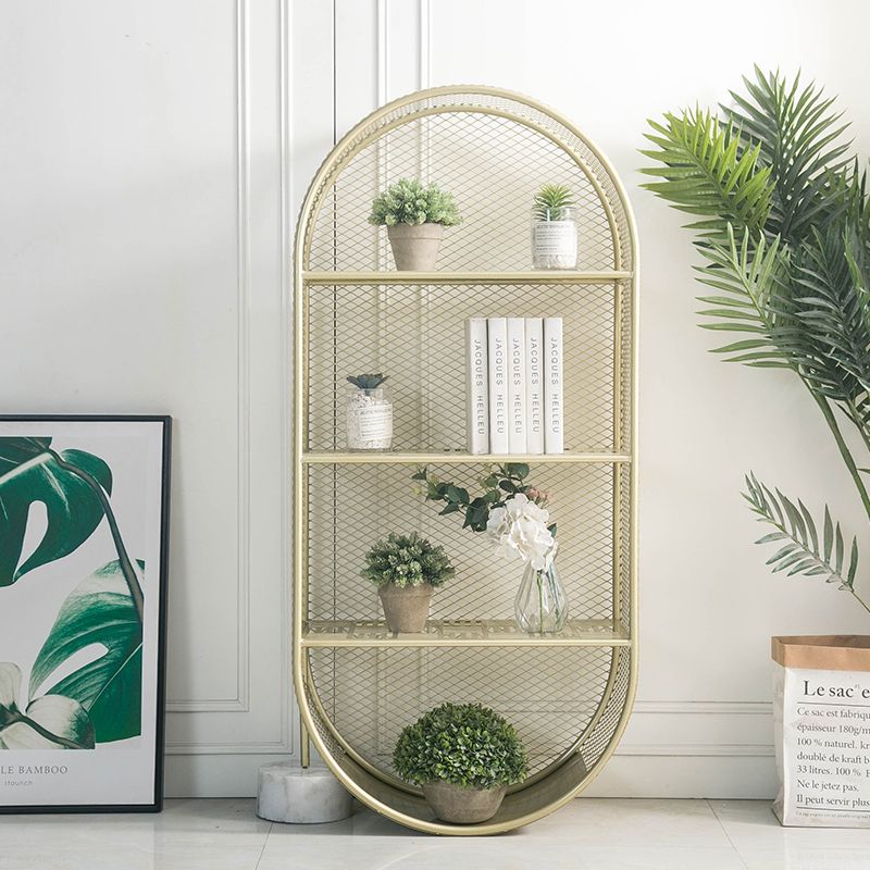 Glam Style Bookshelf Closed Back Bookcase forStudy Room Home Office Clearhalo 'Bookcases' 'furn' 'furn_bookcases' 'Furniture' 'furniture_bookcases' 'Office Furniture' 1200x1200_c81ec31a-ae2c-4023-b2ce-d848e727f22d