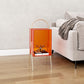 Contemporary Accent Side Table Plastic 4 Legs with Storage Living Room Clearhalo 'Coffee & Accent Tables' 'End & Side Tables' 'end_side_tables' 'furn' 'furn_end_side_tables' 'Furniture' 'Living Room Furniture' 1200x1200_c820ae5f-6048-4d51-875c-e61ccb851b58