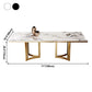 Metal Traditional Luxury Rectangle Table Sintered Stone Top Table for Dining Room Clearhalo ' dining_table' 'Dining Tables & Seating' 'Dining Tables' 'furn' 'furn_dining_table' 'Furniture' 'furniture_dining_table' 'Kitchen & Dining Furniture' 'kitchen&dining_furn' 'kitchen' 'kitchen_dining_table' 1200x1200_c8224b4a-7194-4c07-8701-ce916c0799e6