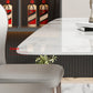 Luxury Sintered Stone Top Table Rectangle Dining Table with Pedestal Base Clearhalo 'Dining Tables & Seating' 'Dining Tables' 'dining_table' 'furn' 'furn_dining_table' 'Furniture' 'furniture_dining_table' 'Kitchen & Dining Furniture' 'kitchen' 'kitchen_dining_table' 1200x1200_c822ad4f-7097-4f3e-89ee-644264b35afa