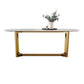 Glam Rectangle Table Sintered Stone Table with Metal Legs for Kitchen Clearhalo 'Dining Tables & Seating' 'Dining Tables' 'dining_table' 'furn' 'furn_dining_table' 'Furniture' 'Kitchen & Dining Furniture' 1200x1200_c82330a0-6ae2-41a3-964c-f6879adf7d51