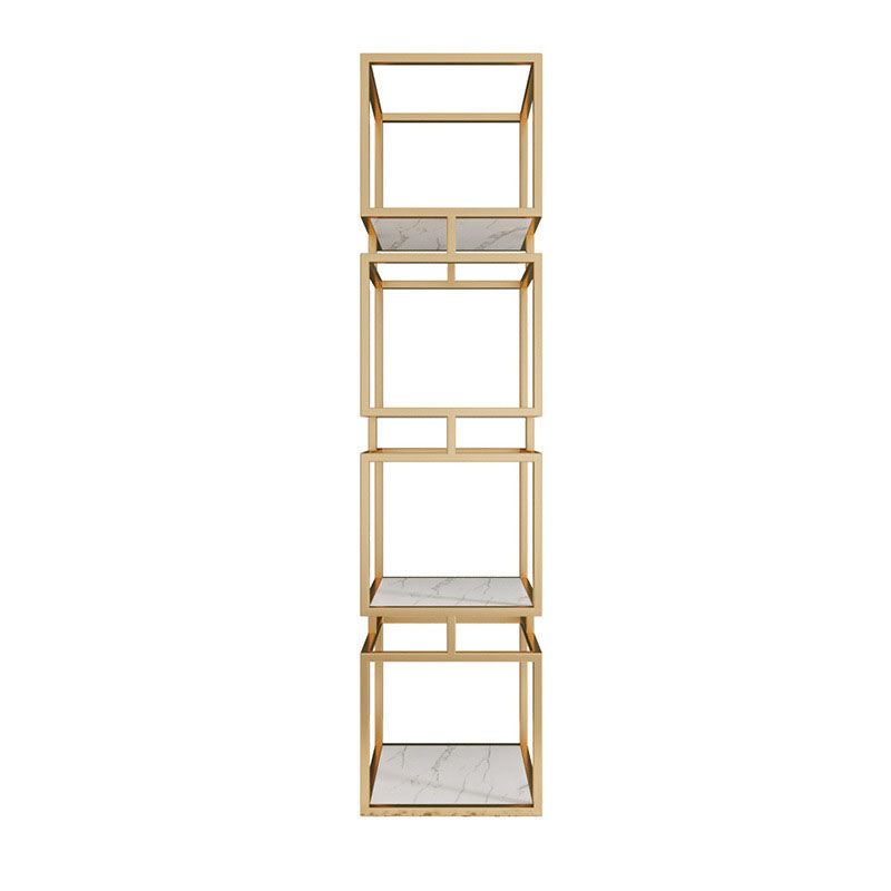 11.81"W Bookcase Glam Style Open Back Bookshelf for Office Study Room Home Clearhalo 'Bookcases' 'furn' 'furn_bookcases' 'Furniture' 'furniture_bookcases' 'kitchen' 'kitchen_bookcases' 'Living Room Furniture' 'Office Furniture' 1200x1200_c823b4a3-735e-4de4-9260-f5ba749f1aec