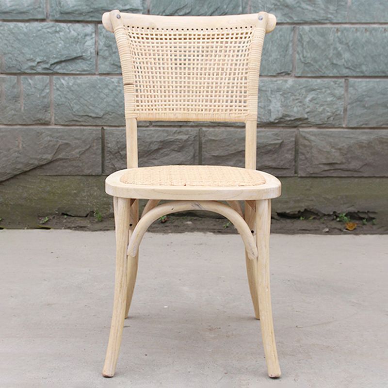 Solid Wood Country Style Dining Room Chair Matte Finish Cane Back Dining Chairs Clearhalo ' kitchen&dining_furn' 'Dining Chairs' 'Dining Tables & Seating' 'dining_chair' 'furn' 'furn_dining_chair' 'Furniture' 'furniture_dining_chair' 'Kitchen & Dining Furniture' 'kitchen' 1200x1200_c8244766-d8fa-42bb-b072-e801d49c7f62