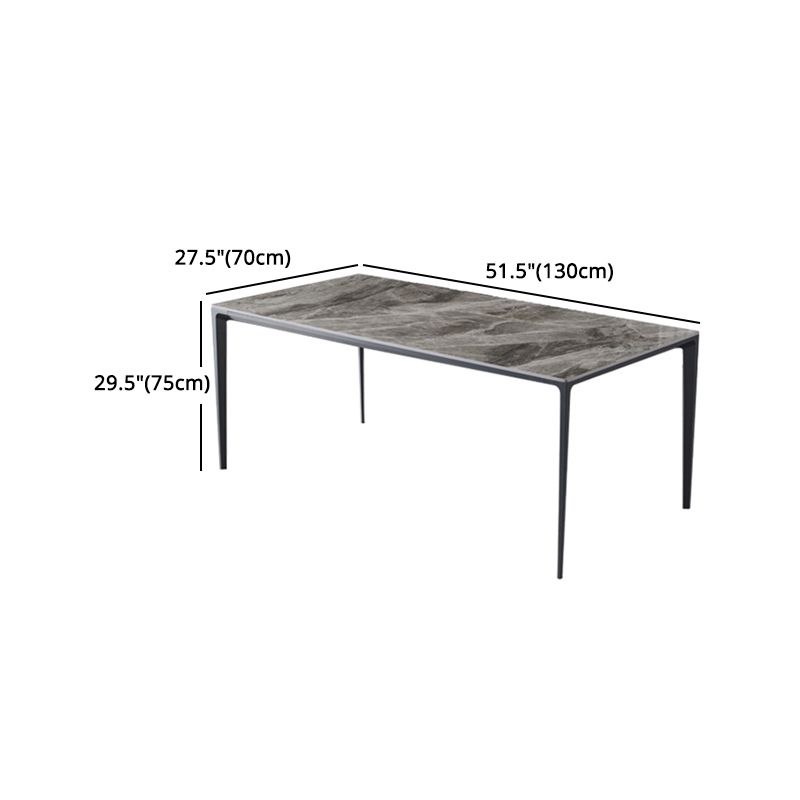Contemporary Sintered Stone Dining Table Set 1/4/5/7 Pieces Dining Set for Home Clearhalo 'Dining Room Sets' 'Dining Tables & Seating' 'dining_room_set' 'furn' 'furn_dining_room_set' 'Furniture' 'furniture_dining_room_set' 'Kitchen & Dining Furniture' 1200x1200_c826cfe9-9a4c-4f7c-b918-8ba482d00a73