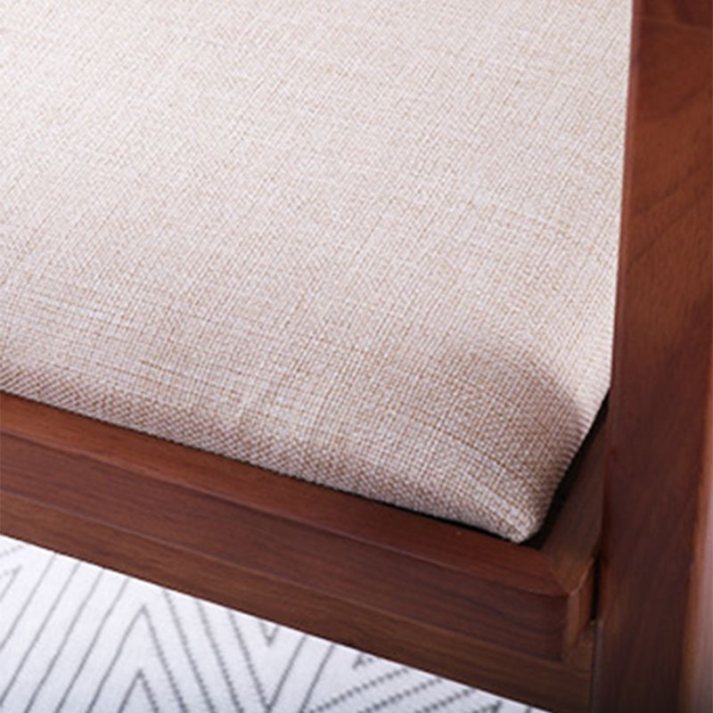 Traditional Arm Chair Wood Open Back Dining Room Chair for Kitchen