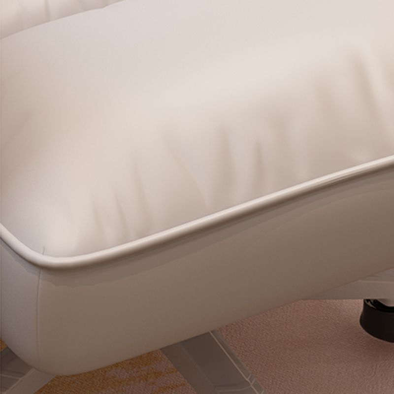 High Back Swivel Office Chair with Wheels White Frame Modern Ergonomic Task Chair Clearhalo 'furn' 'furn_office_chair' 'Furniture' 'furniture_office_chair' 'Office Chairs' 'Office Furniture' 'office_chair' 1200x1200_c8281f61-2c57-47c5-a0e4-28c6fedae6bc