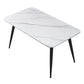 Modern Rectangle Shape White Dining Table Sintered Stone Dining Table with 4 Legs Base Clearhalo ' dining_table' 'Dining Tables & Seating' 'Dining Tables' 'furn' 'furn_dining_table' 'Furniture' 'furniture_dining_table' 'Kitchen & Dining Furniture' 'kitchen&dining_furn' 'kitchen' 'kitchen_dining_table' 1200x1200_c829f8f1-d052-4777-b89e-8c2153af33a7