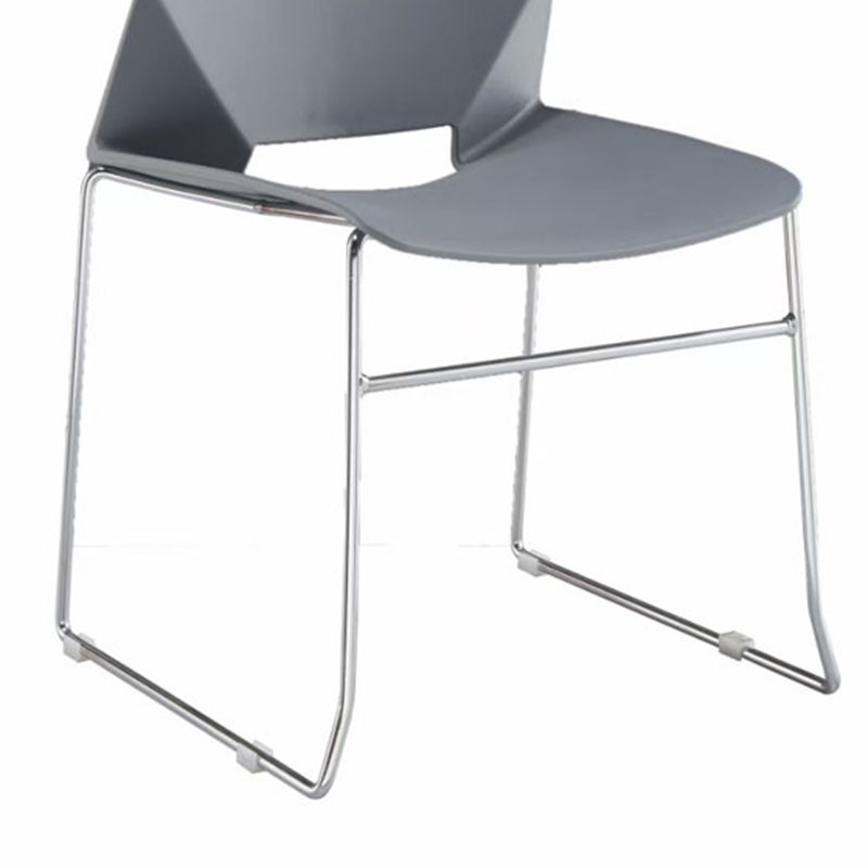 19" Wide Contemporary Desk Chair No Wheels Armless Conference Chair Clearhalo 'furn' 'furn_office_chair' 'Furniture' 'Office Chairs' 'Office Furniture' 'office_chair' 1200x1200_c82d50bd-8de3-489d-b907-a3d63a58c8a9