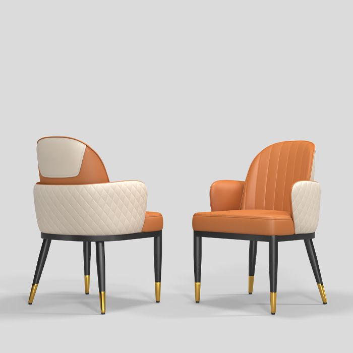 Minimalist Style Solid Back Dining Side Chairs Leather Dining Chairs for Kitchen Clearhalo ' kitchen&dining_furn' 'Dining Chairs' 'Dining Tables & Seating' 'dining_chair' 'furn' 'furn_dining_chair' 'Furniture' 'furniture_dining_chair' 'Kitchen & Dining Furniture' 'kitchen' 1200x1200_c82d59b9-473b-4907-9ae8-c4de72246a89