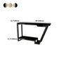 Modern Marble Pub Table with Rectangle Table Top Trestle Table - 42" H Clearhalo 'Bar Furniture' 'Bar Tables' 'bar_tables' 'furn' 'furn_bar_tables' 'Furniture' 'furniture_bar_tables' 'Kitchen & Dining Furniture' 1200x1200_c82f4870-de38-413f-91f7-8d19af238889