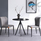 Sintered Stone Two-Color Dining Table Modern 4 Legs Table for Dining Room Clearhalo ' dining_table' 'Dining Tables & Seating' 'Dining Tables' 'furn' 'furn_dining_table' 'Furniture' 'furniture_dining_table' 'Kitchen & Dining Furniture' 'kitchen&dining_furn' 'kitchen' 'kitchen_dining_table' 1200x1200_c830e69f-89e5-4922-bdca-53931e1217ff