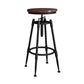 Metal Adjustable Height Bar Stool Armless Round Upholstered Bar Stool Clearhalo 'Bar Furniture' 'Bar Stools' 'bar_stools' 'furn' 'furn_bar_stools' 'Furniture' 'Kitchen & Dining Furniture' 1200x1200_c8326d7f-94f5-4258-bcb3-70080f321d03