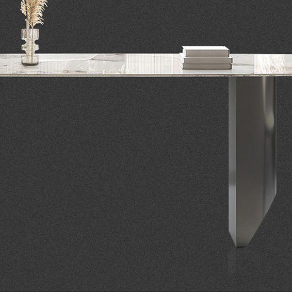 Modern Sintered Stone Top Dining Set Rectangle 1/2/5/6/7 Pieces Dining Room Table Set Clearhalo 'Dining Room Sets' 'Dining Tables & Seating' 'dining_room_set' 'furn' 'furn_dining_room_set' 'Furniture' 'Kitchen & Dining Furniture' 1200x1200_c833d7a4-0d43-4519-826b-1e7f259bb59d