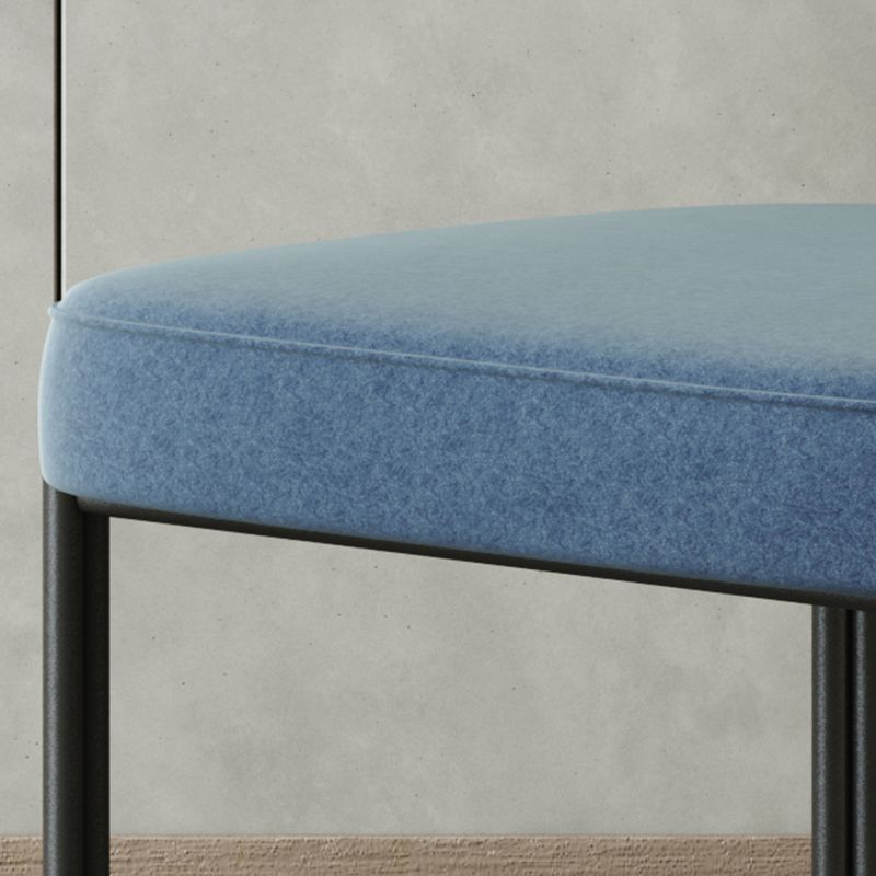 Designer Style Open Back Restaurant Side Chair Matte Finish Velvet Dining Chair Clearhalo ' kitchen&dining_furn' 'Dining Chairs' 'Dining Tables & Seating' 'dining_chair' 'furn' 'furn_dining_chair' 'Furniture' 'furniture_dining_chair' 'Kitchen & Dining Furniture' 'kitchen' 1200x1200_c8356eee-5280-4df6-8b11-9a6fa7166184