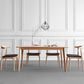 Modern Dining Room Side Chairs Solid Wood Kitchen Armless Chairs