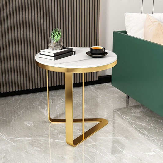 Mesa contemporánea de la tabla de la altura de la tabla del extremo metálico superior