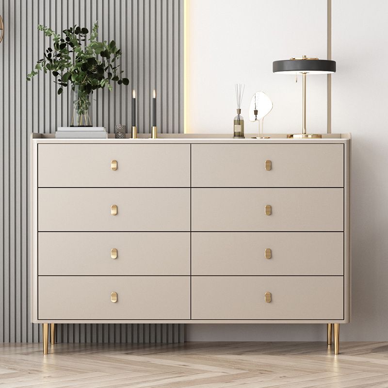 15,6-inch W opbergkist Klassiek Glam Stone opbergkistcommode