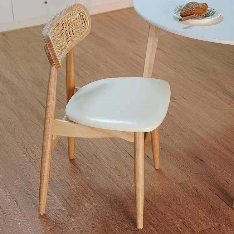 Oak Solid Wood Dining Side Chair Contemporary Armless Dining Chairs Clearhalo 'Dining Chairs' 'Dining Tables & Seating' 'dining_chair' 'furn' 'furn_dining_chair' 'Furniture' 'Kitchen & Dining Furniture' 1200x1200_c83abd0f-eb4f-4f25-9e13-7235d6c828ca