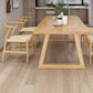 Pine Solid Wood Rectangle Table Modern Dining Table in Nature with Double Pedestal Clearhalo ' dining_table' 'Dining Tables & Seating' 'Dining Tables' 'furn' 'furn_dining_table' 'Furniture' 'furniture_dining_table' 'Kitchen & Dining Furniture' 'kitchen&dining_furn' 'kitchen' 'kitchen_dining_table' 1200x1200_c83da83b-1f88-4f60-bb7b-113ea8275125