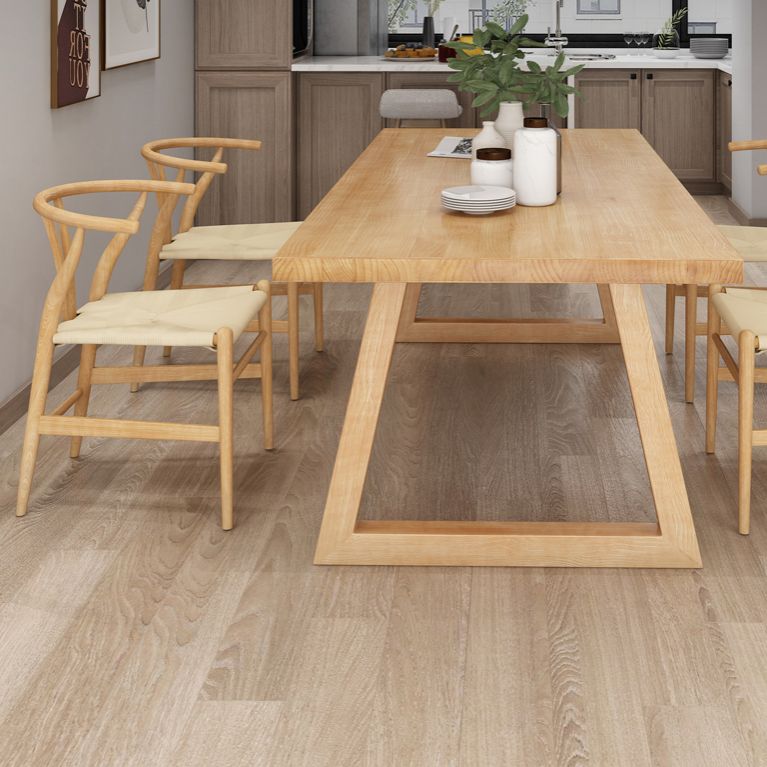 Pine Solid Wood Rectangle Table Modern Dining Table in Nature with Double Pedestal Clearhalo ' dining_table' 'Dining Tables & Seating' 'Dining Tables' 'furn' 'furn_dining_table' 'Furniture' 'furniture_dining_table' 'Kitchen & Dining Furniture' 'kitchen&dining_furn' 'kitchen' 'kitchen_dining_table' 1200x1200_c83da83b-1f88-4f60-bb7b-113ea8275125
