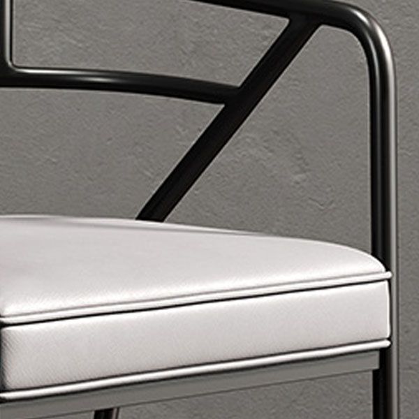 Glam Metal Kitchen and Dining Room Chair Open Back Dining Side Chairs Clearhalo 'Dining Chairs' 'Dining Tables & Seating' 'dining_chair' 'furn' 'furn_dining_chair' 'Furniture' 'furniture_dining_chair' 'Kitchen & Dining Furniture' 1200x1200_c8415ad1-e357-4ce0-8b6d-3cd49865a37d