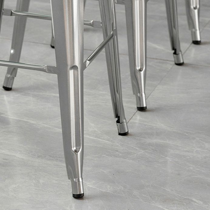 Industrial Footrest Iron Bar Stool Coffee Shop Square Counter Stools Clearhalo 'Bar Furniture' 'Bar Stools' 'bar_stools' 'Furniture' 'furniture_bar_stools' 'Kitchen & Dining Furniture' 1200x1200_c843e22a-c11a-4048-a1b9-ac7e3a62790f