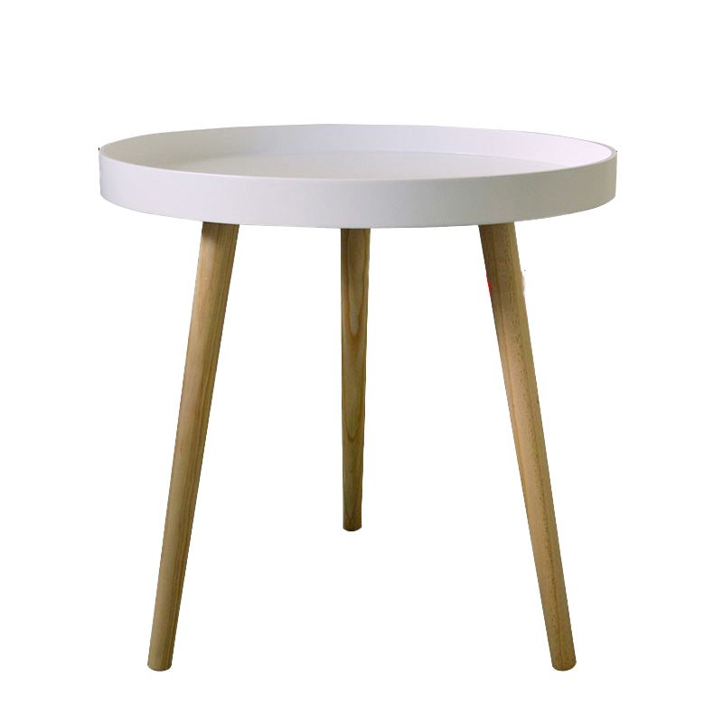 19.69 inch Wide Scandinavian Sofa Side Accent Table Wooden 3 Legs Round Side End Table Clearhalo 'Coffee & Accent Tables' 'End & Side Tables' 'end_side_tables' 'furn' 'furn_end_side_tables' 'Furniture' 'Living Room Furniture' 1200x1200_c843ff04-4cd1-4665-9652-e648fa7c1244
