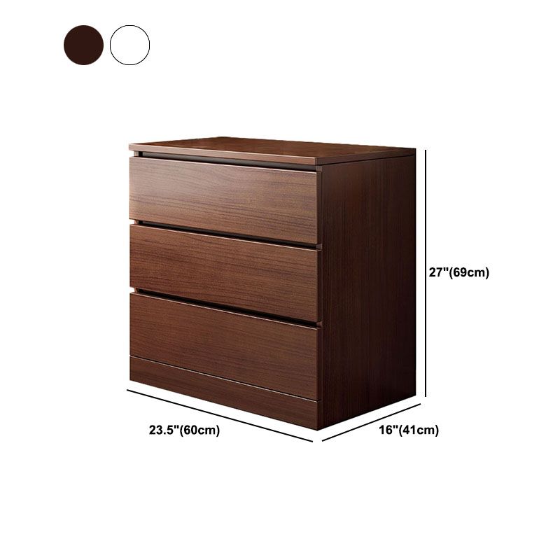 23.5" X 16" Vertical Storage Chest Modern Wood Storage Chest in White and Brown Clearhalo 'Bedroom Furniture' 'Dressers & Chests' 'dressers_chests' 'furn' 'furn_dressers_chests' 'Furniture' 1200x1200_c84445cf-893a-4ff6-92bf-9eca627ec204