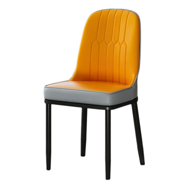 Glam Acroslose Ess Stühle Parsons Möbel mit Stahlbeinen in mattem Finish