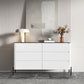 15,6-inch W opbergkist Modern vervaardigde houten opbergkist