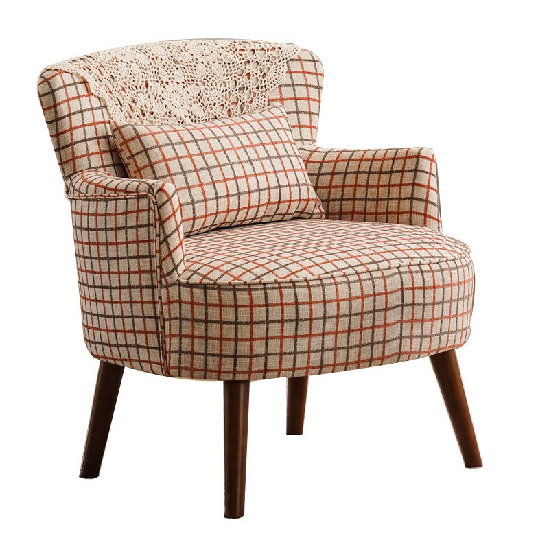 Fabric Wooden Lounge Chair Arms Included Side Chair for Living Room Clearhalo 'Accent Chairs' 'accent_chairs' 'Chairs & Seating' 'furn' 'furn_accent_chairs' 'Furniture' 'Living Room Furniture' 1200x1200_c84695d1-3a27-4fe5-a670-badd1d553244