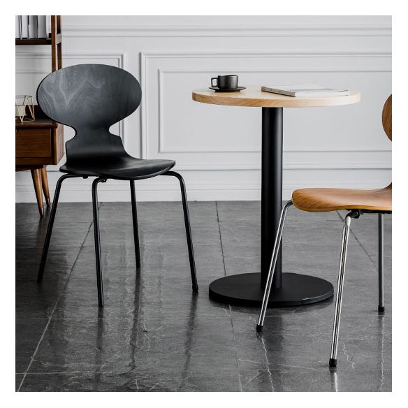 Contemporary Style Dining Chair Armless Side Chair with Metal Legs for Kitchen Clearhalo ' kitchen&dining_furn' 'Dining Chairs' 'Dining Tables & Seating' 'dining_chair' 'furn' 'furn_dining_chair' 'Furniture' 'furniture_dining_chair' 'Kitchen & Dining Furniture' 'kitchen' 1200x1200_c84860c6-726b-4761-911d-8a43e6665cf3