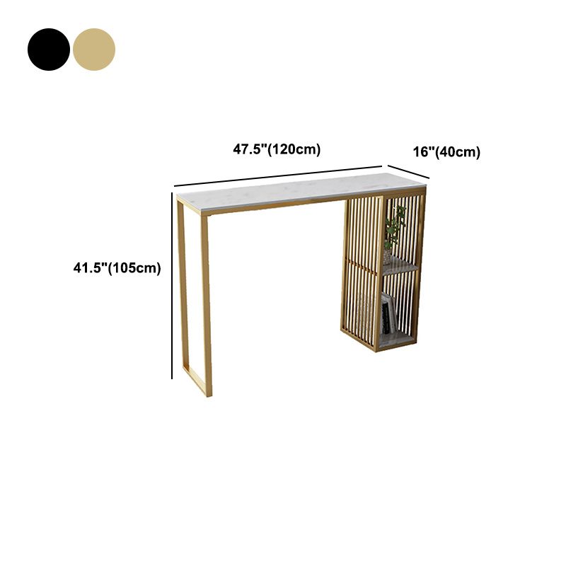 Table à manger en pierre de bar à glamons Glam Table de bar avec double piédestal pour porche de cuisine